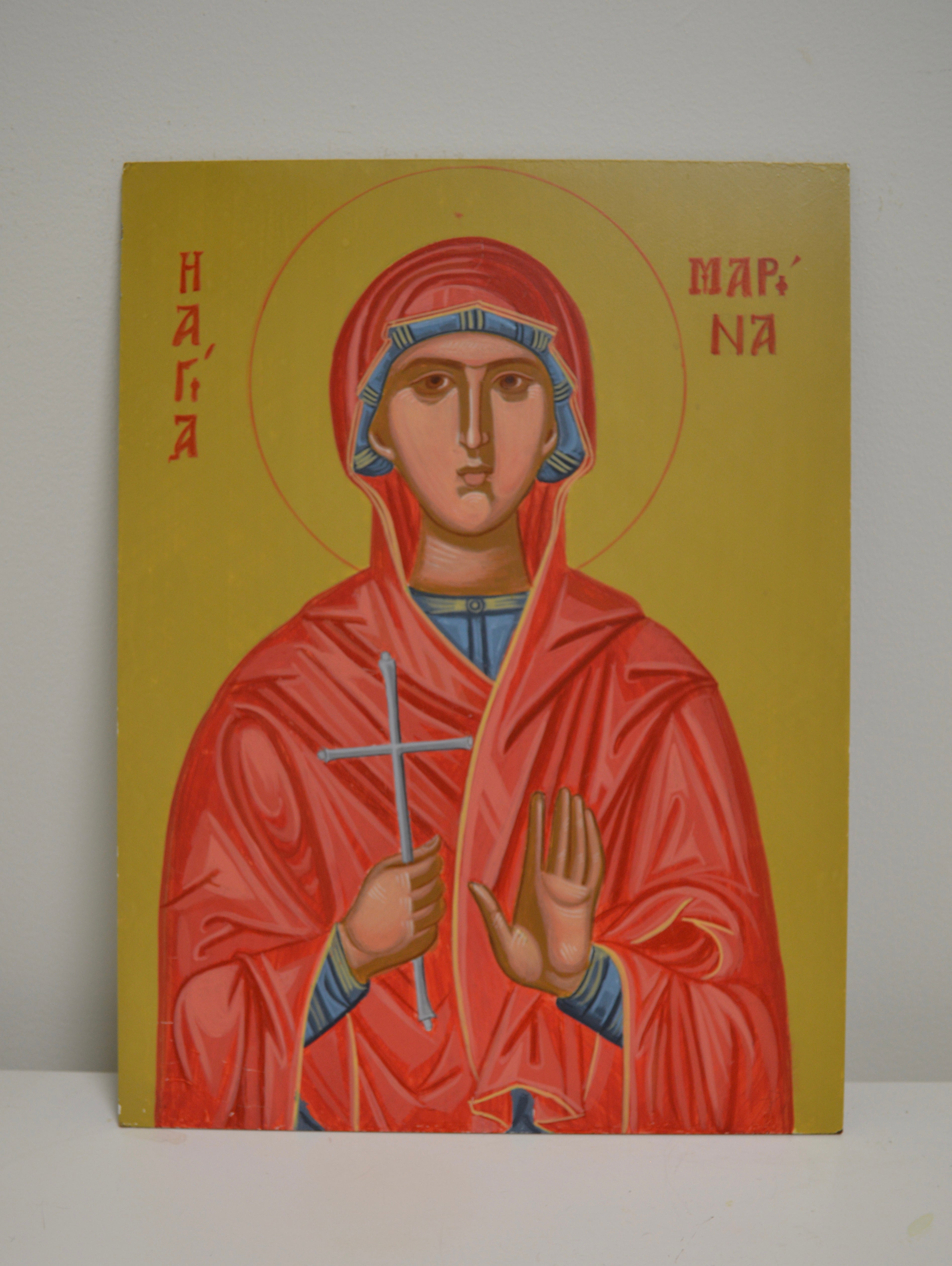 Original Saint Marina Icon – 12 × 16 Inches