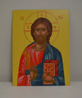 Original Jesus Christ Pantocrator Icon – 12 × 16 Inches
