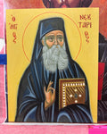 Original Saint Nektarios Icon – 12 × 16 Inches